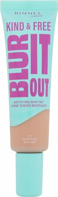 Fondatinë për femra Rimmel London Kind & Free Blur It Out Mattifying Skin Tint 210 Golden Beige, 30ml