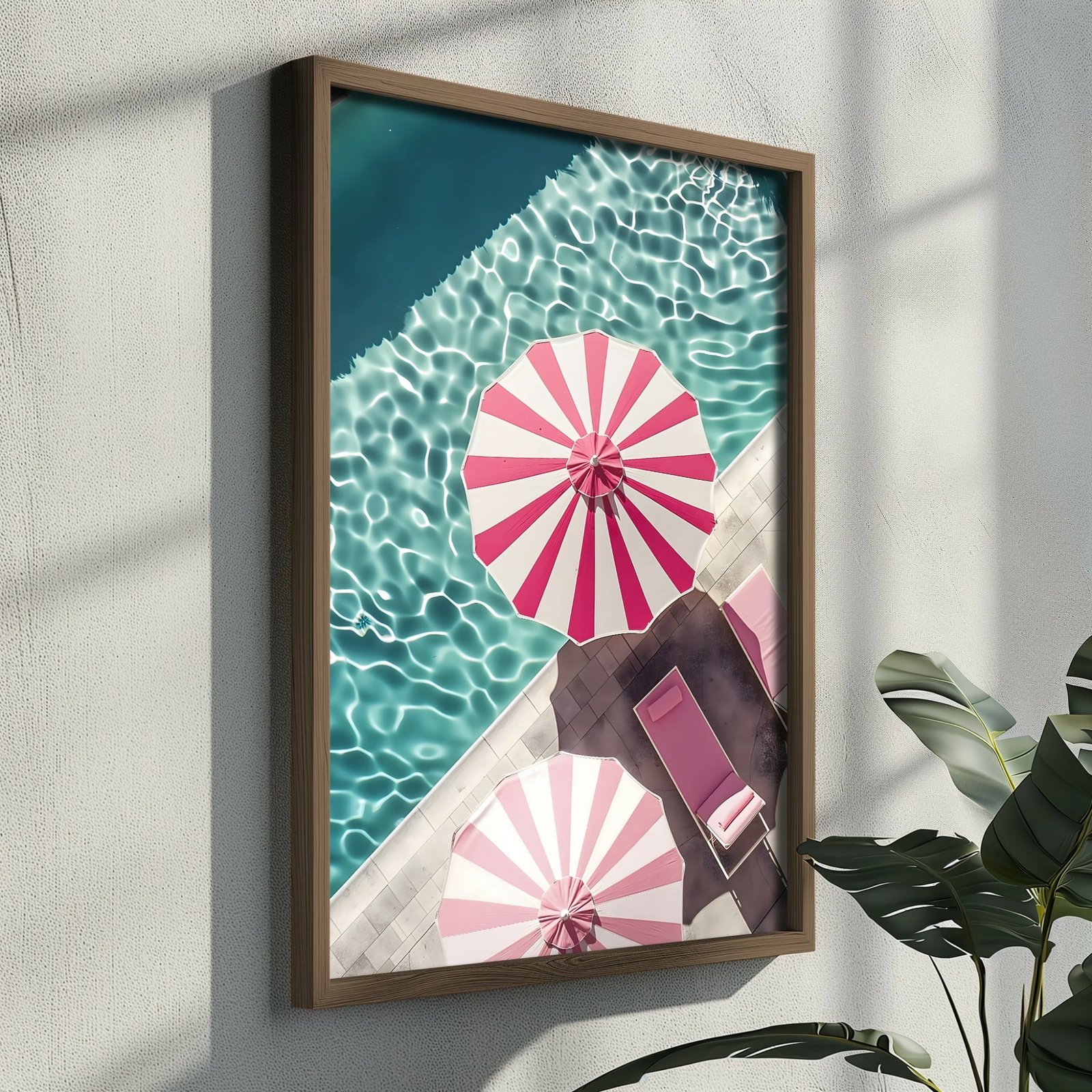 Pikturë dekorative me kornizë MDF, Wallity, GE100-L, shumëngjyrëshe, 35x47x3.5cm