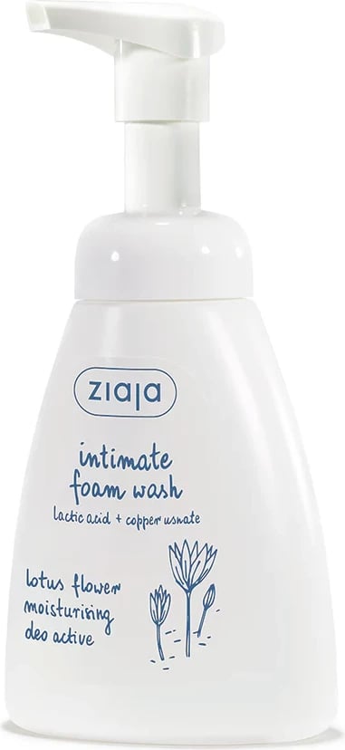Larës me shkum për pastrim intim me ekstrakt te lulës Lotus Ziaja 250 ml