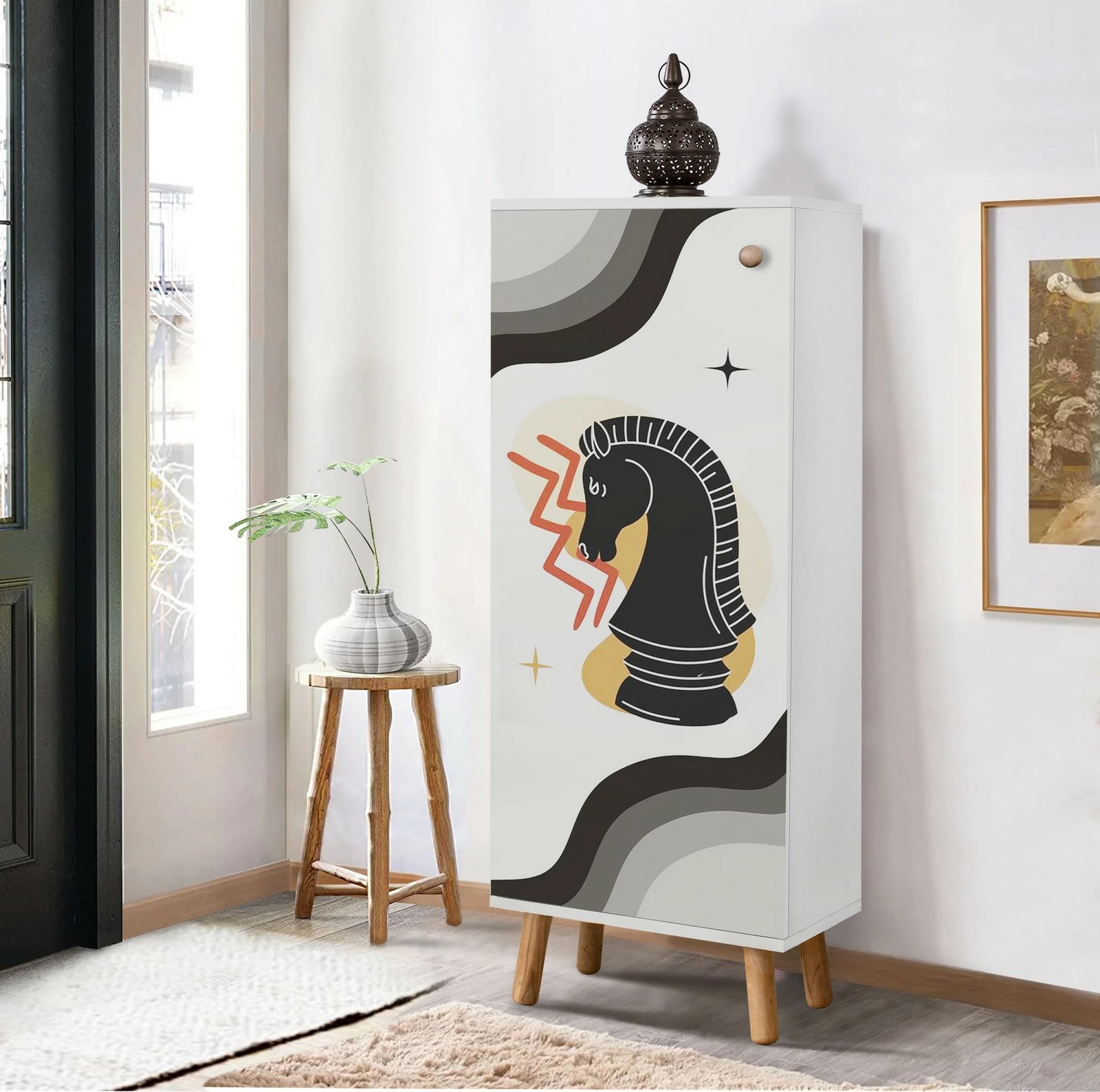 Dollap për këpucë Skye Decor, Vegas - B 952, i bardhë