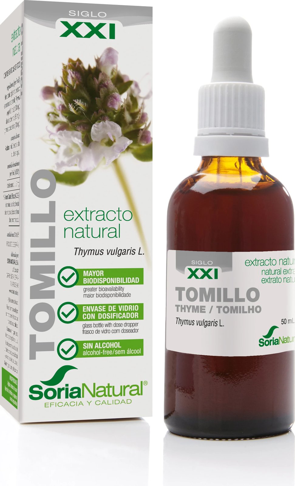 Ekstrakt natyral trumze Soria S XXI, uniseks, 50ml