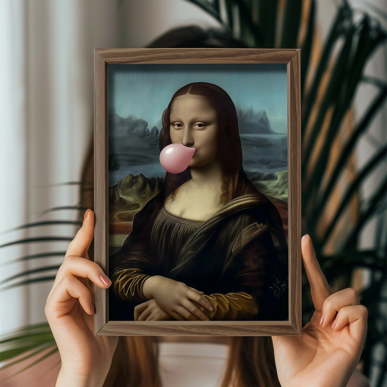 Pikturë dekorative me kornizë MDF, shumëngjyrëshe, Wallity GE025-L