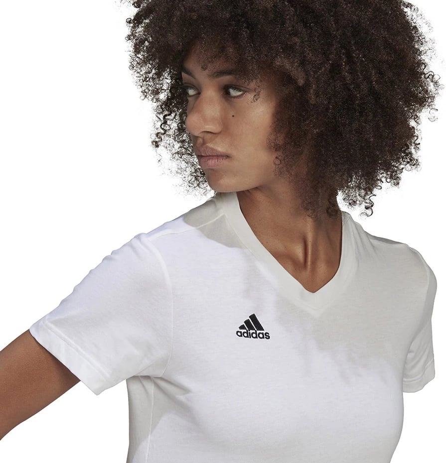 Maicë për femra adidas, e bardhë