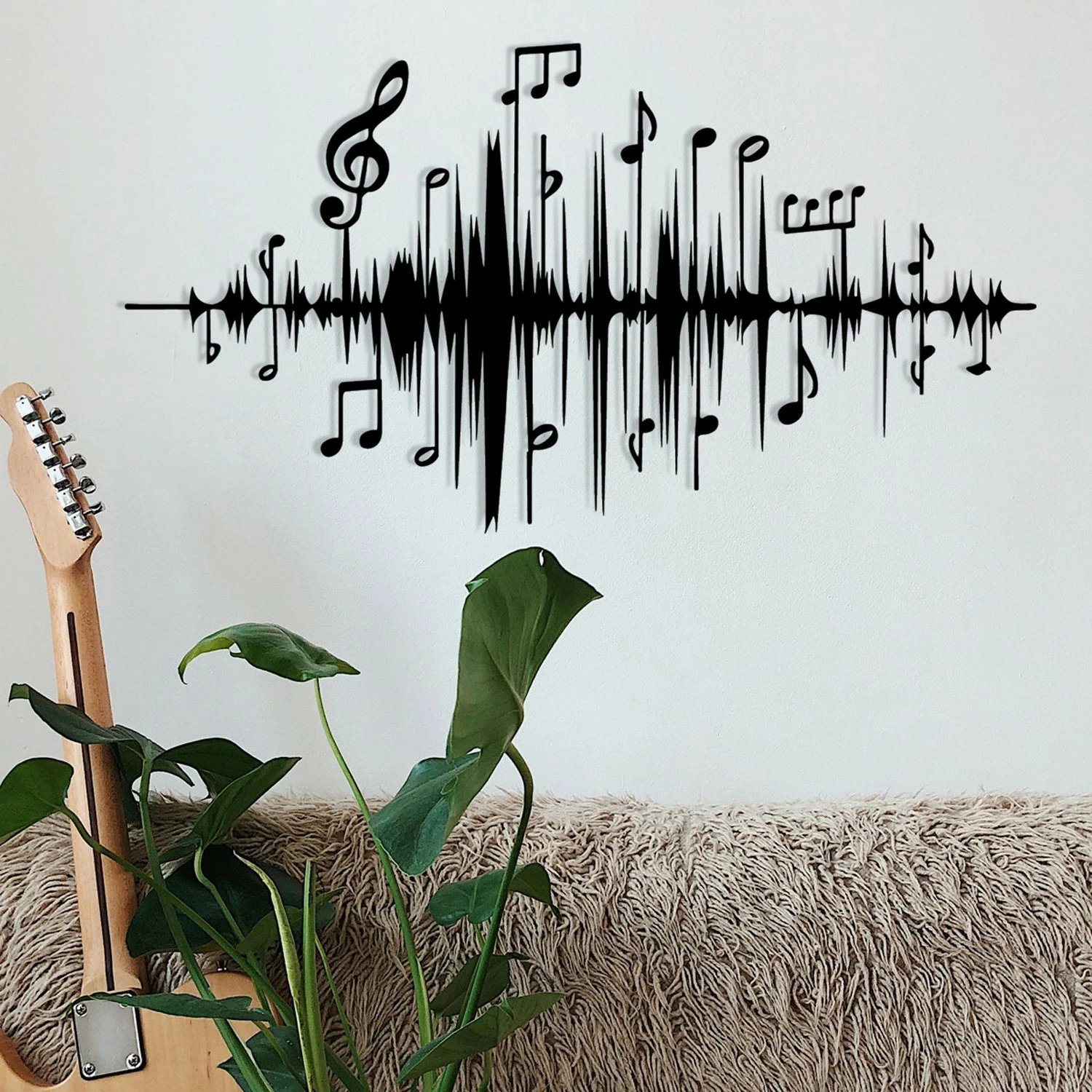 Aksesor dekorativ metalik për mur, Wallity, Lal, ngjyrë e zezë, 69x37cm Aksesor dekorativ metalik për mur, Wallity, Lal, ngjyrë e zezë, 69x37cm