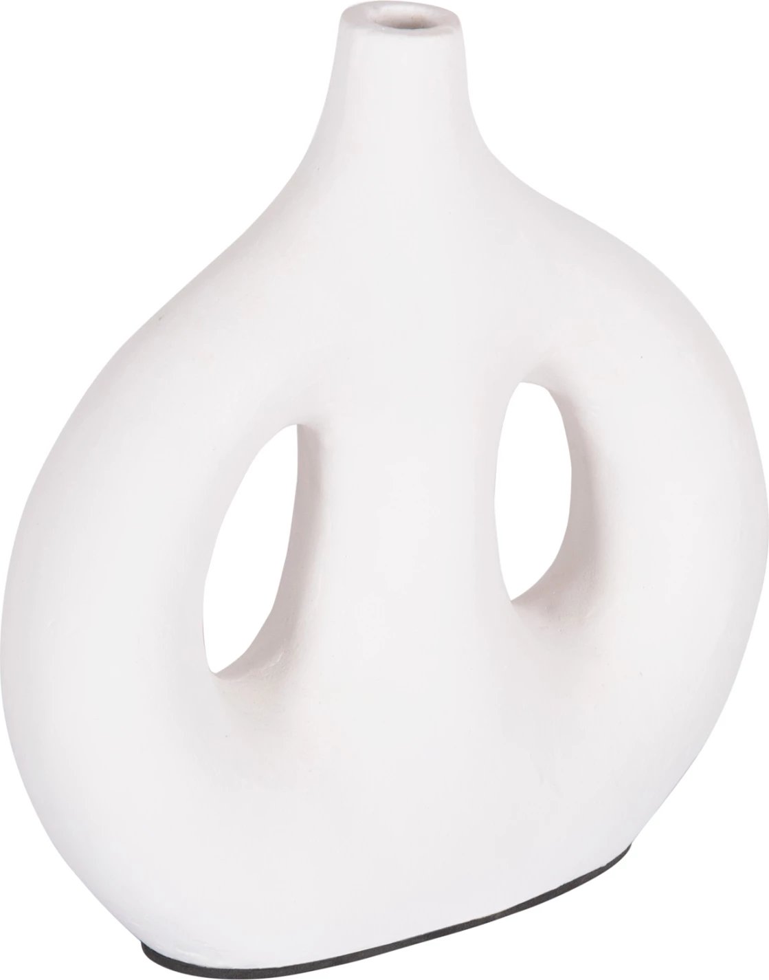 Vazo dekorative CLAYVON FH4413 terrakote, ngjyrë e bardhë, 23.5x8x24.5 cm