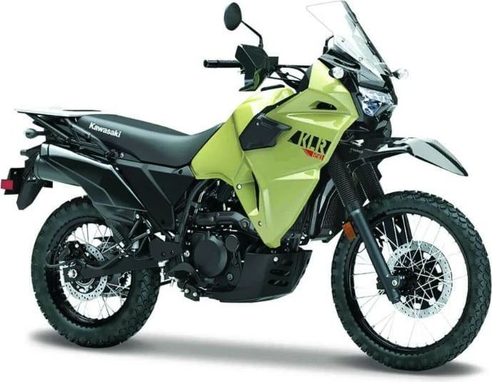 Model metalik motor Maisto Kawasaki KLR 650, 1:18, zi/jeshil