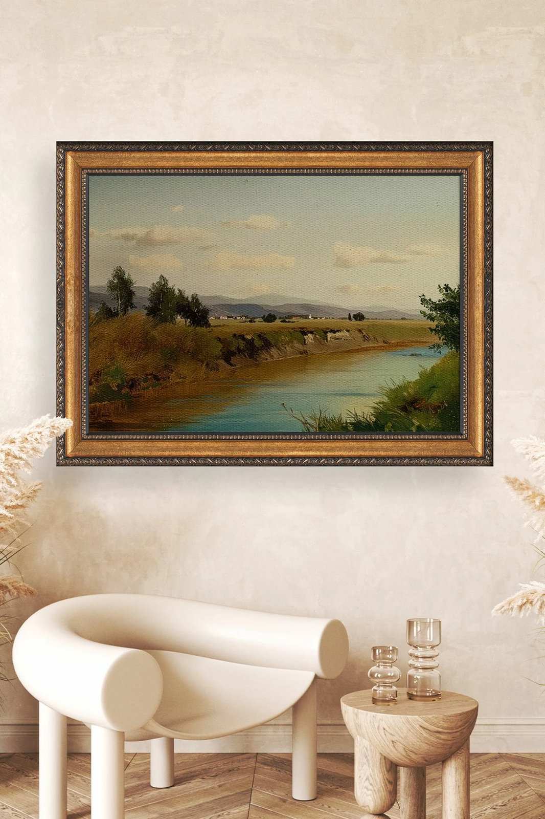 Pikturë dekorative në kanavacë me kornizë, shumëngjyrëshe, Wallity, ATCRCVCNVSMDL56, 40x60cm