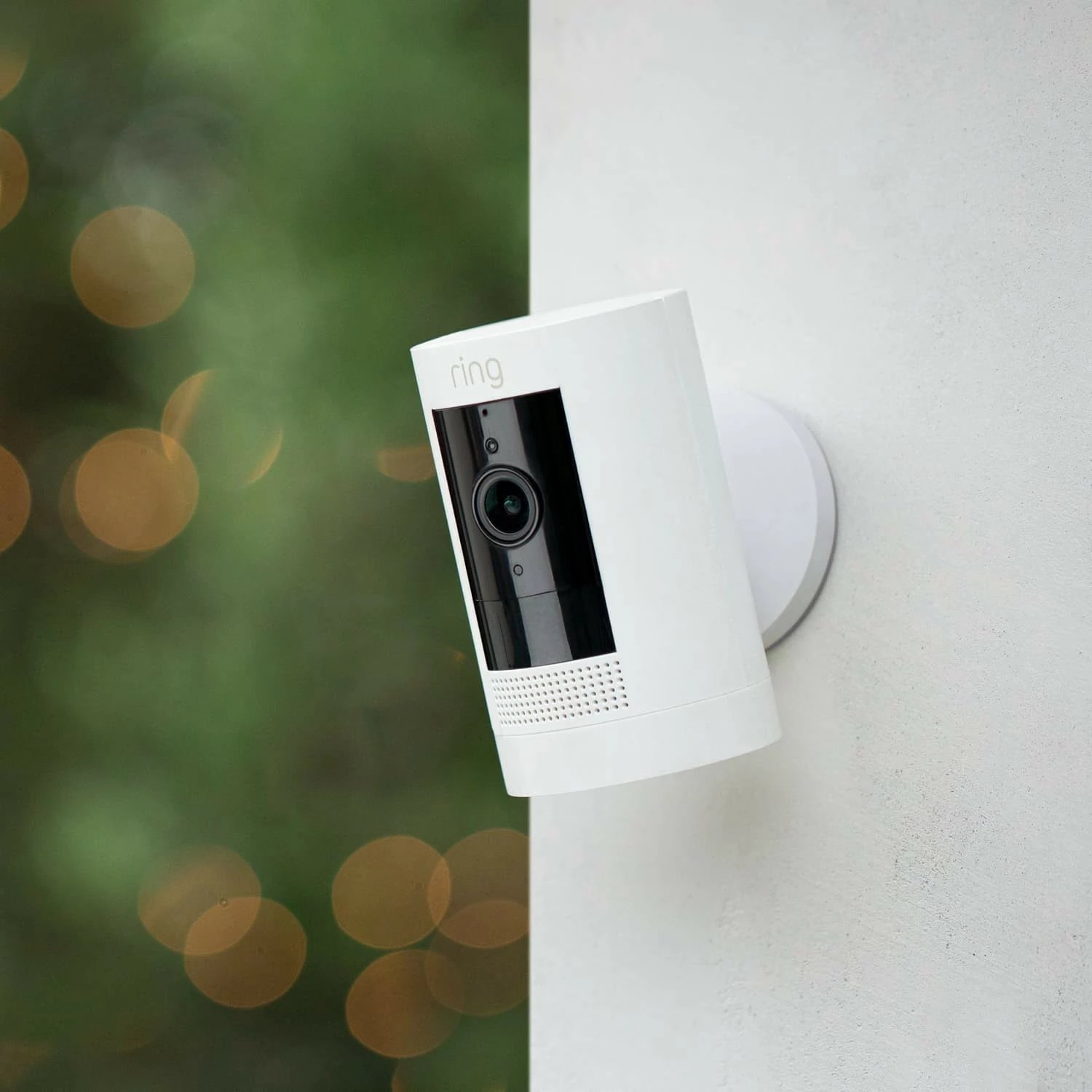 Kamerë sigurie IP Amazon Ring Stick Up Cam Battery, pa kabllo, e bardhë