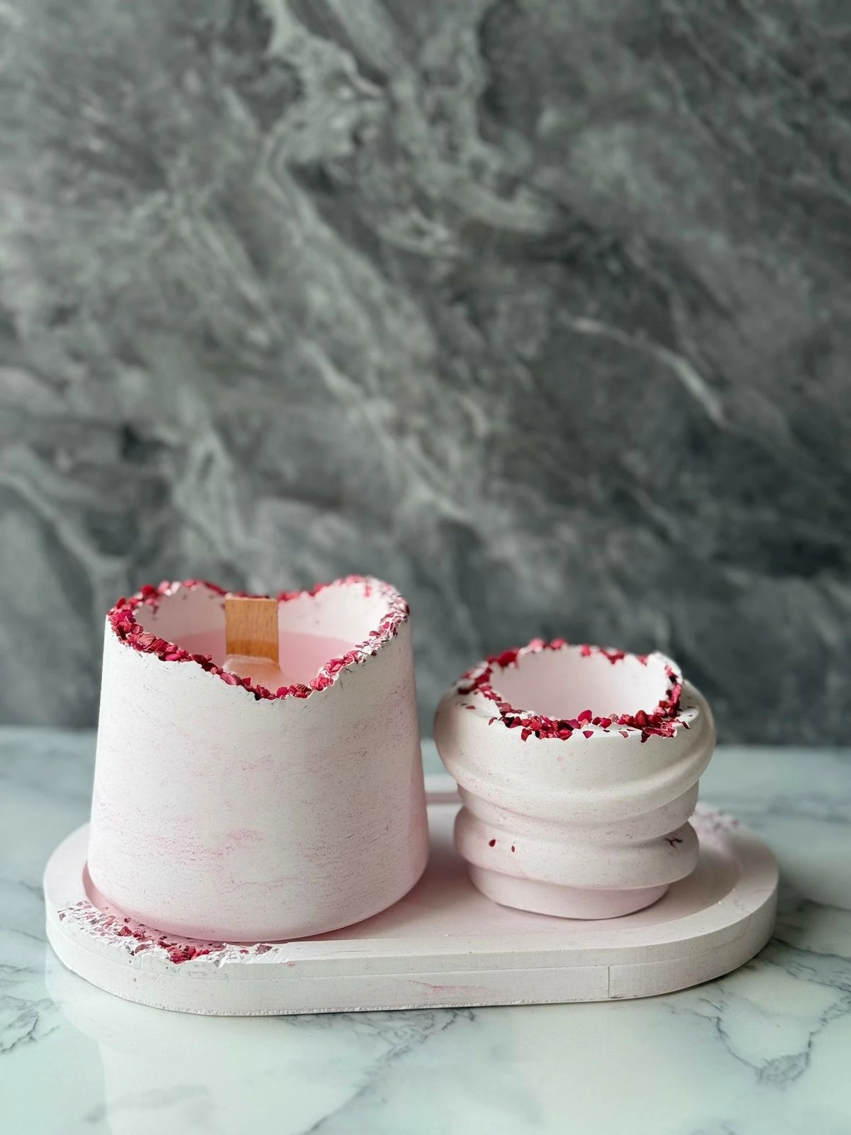 Set qirinjsh (3 copë), Evila Originals, Glamour Candle 35ST