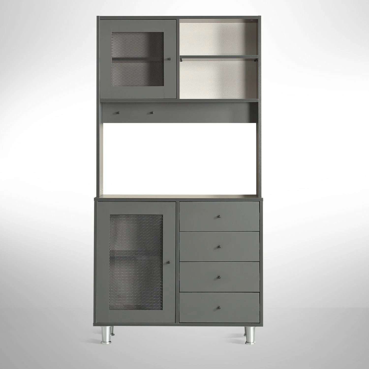 Dollap shumëpërdorimësh Hanah Home, Grano 96, antracit