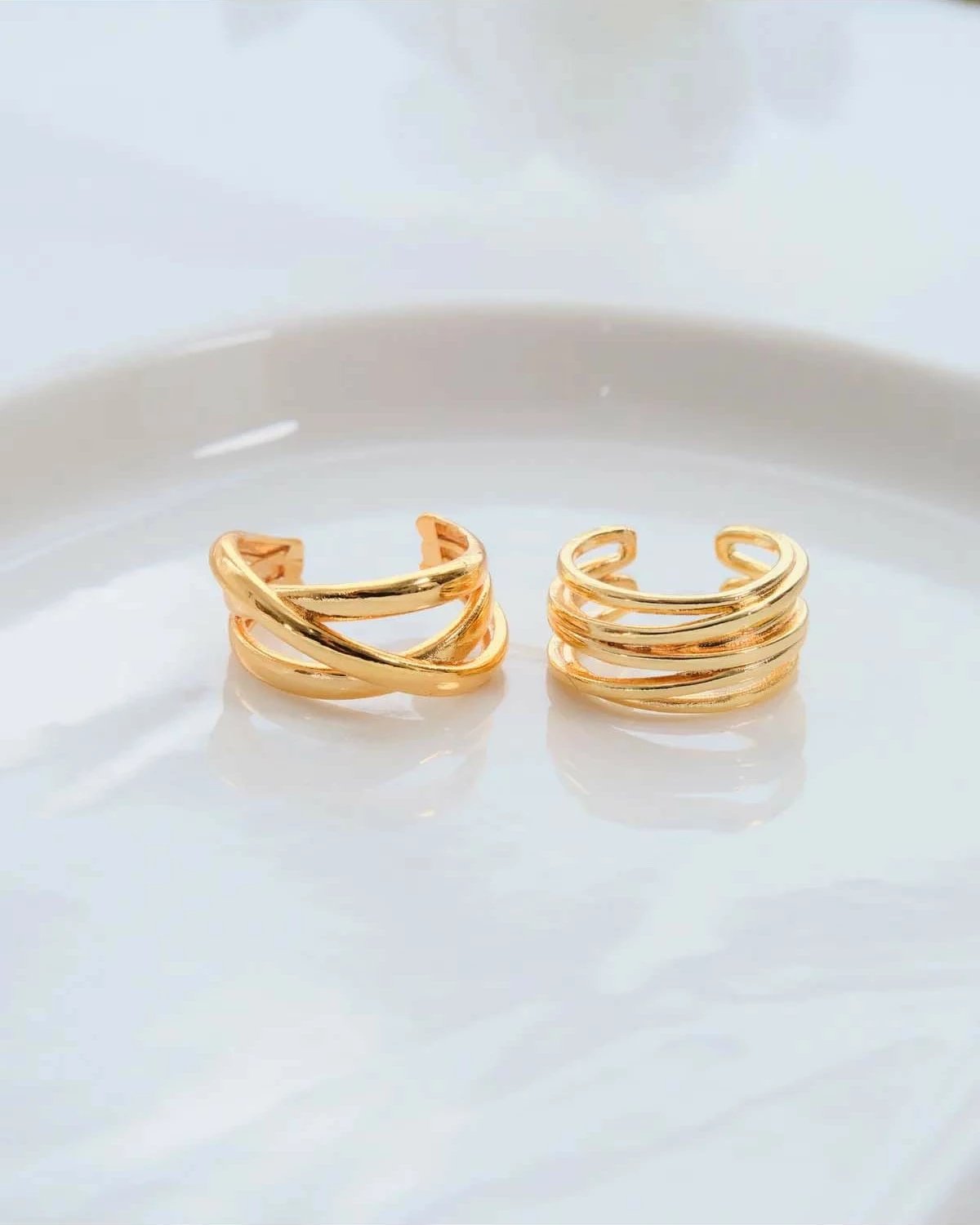 Unazë ngjyrë ari me gur zirkoni, Jumeon, Gld-2Srmcprz