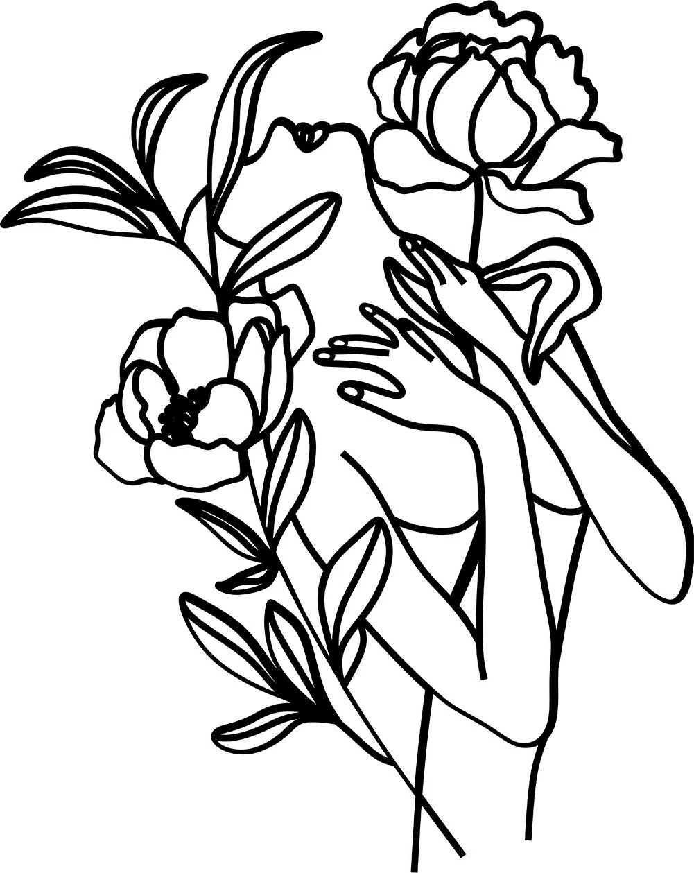 Aksesor dekorativ metalik për mur, Wallity Elif, ngjyrë e zezë, 40x50cm