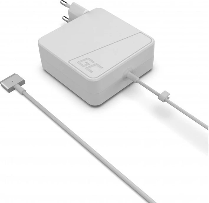Adapter për Apple Macbook Green Cell AD37, Magsafe 2, 60W, i bardhë