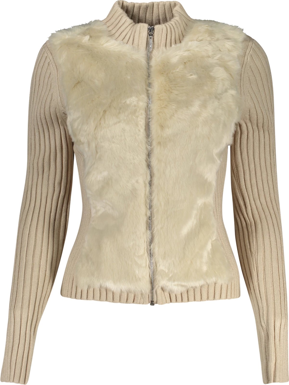 Xhemper për femra GUESS JEANS, bezhë
