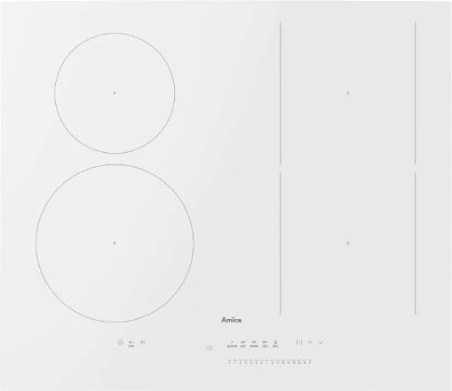 Pllakë induksioni Amica PIDH6141PHTSUN 3.0, 4 zona, e bardhë Pllakë induksioni Amica PIDH6141PHTSUN 3.0, 4 zona, e bardhë