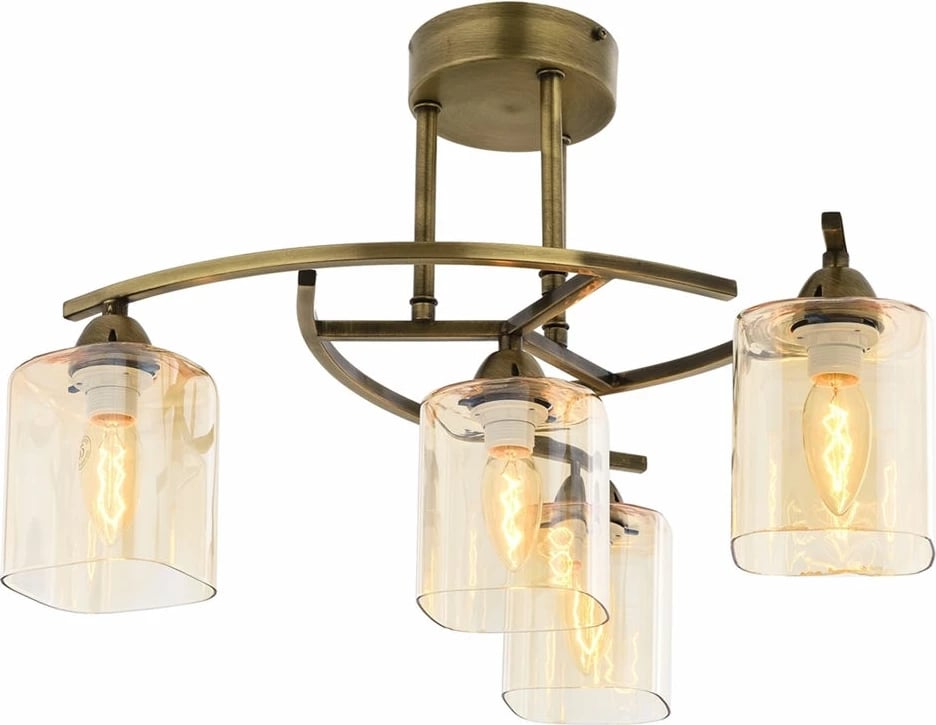 Llambadar Opviq, AV-1373-4E, ngjyrë antike, 4 llampa