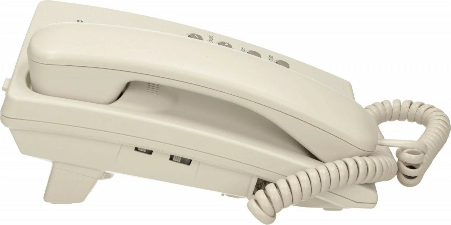 Telefon fiks Panasonic KX-TS500 me kabllo, Bardhë