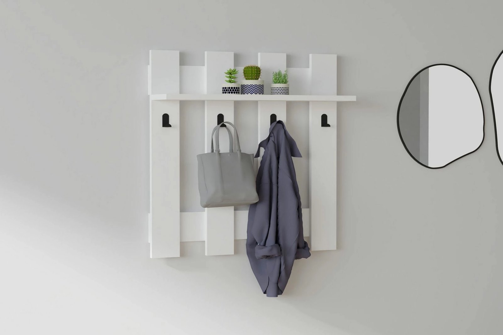 Varëse muri Carina, e bardhë, Hanah Home