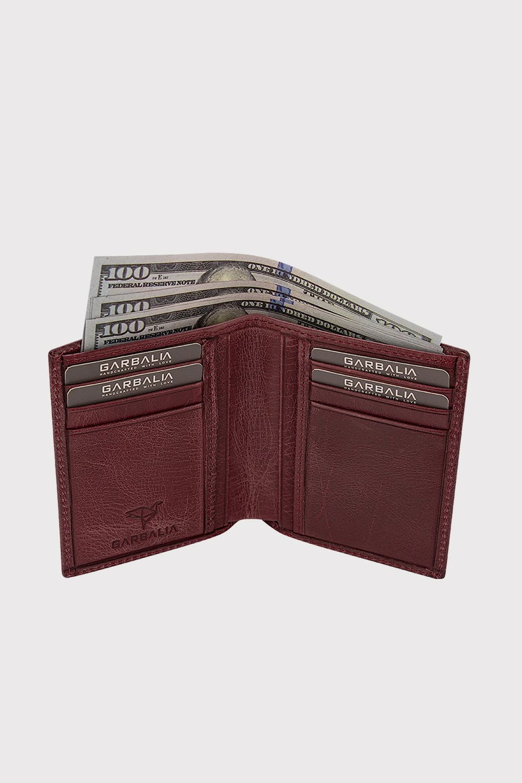 Mbajtës kartelash, ngjyrë e kuqe Claret, Zoozie Bags, Utah