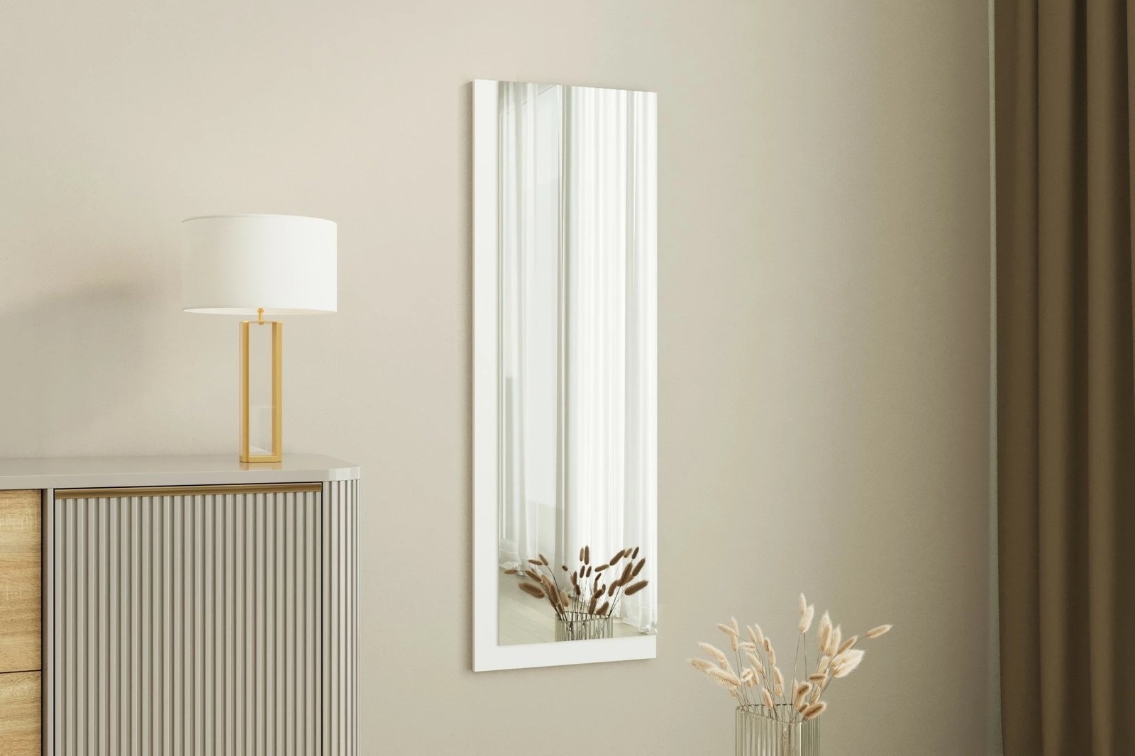 Pasqyrë Hanah Home, Lariya, e bardhë