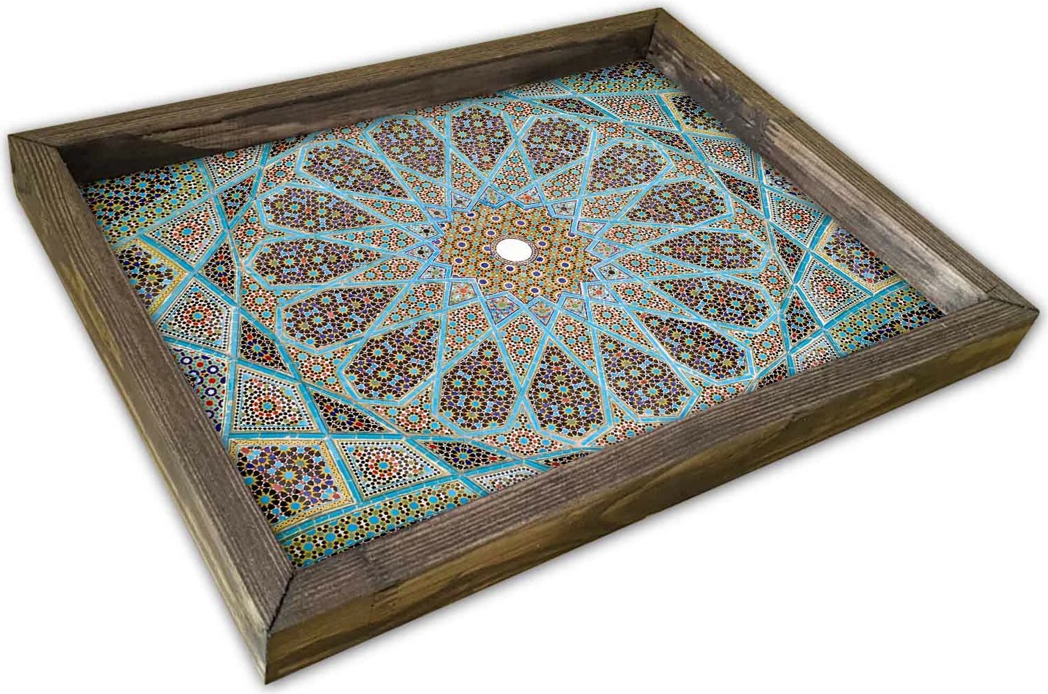 Tabaka dekorative Aberto Design, AT-032, shumëngjyrëshe, 30x40cm