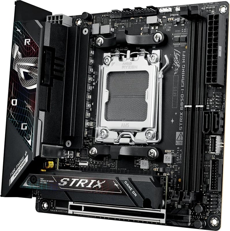 Pllakë amë ASUS ROG STRIX B850-I GAMING WIFI, Socket AM5, mini ITX, E zezë