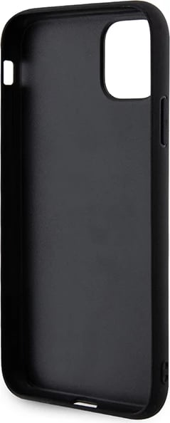 Mbështjellës Karl Lagerfeld 3D Monogram për iPhone 11/XR 6.1", i zi