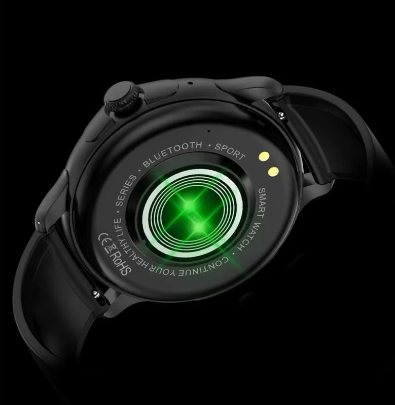 Smartwatch për femra Rubicon, e zezë