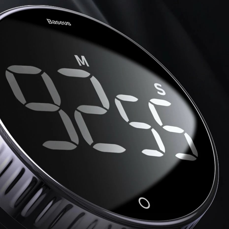 Timer elektronik Baseus Heyo ACDJS-01, me ekran digjital, i zi Timer elektronik Baseus Heyo ACDJS-01, me ekran digjital, i zi