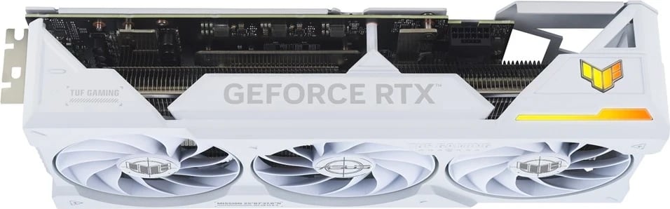 Kartë Grafike ASUS TUF Gaming TUF-RTX4070TIS-O16G-WHITE-GAMING, NVIDIA GeForce RTX 4070 Ti SUPER, 16 GB GDDR6X, e bardhë Kartë Grafike ASUS TUF Gaming TUF-RTX4070TIS-O16G-WHITE-GAMING, NVIDIA GeForce RTX 4070 Ti SUPER, 16 GB GDDR6X, e bardhë