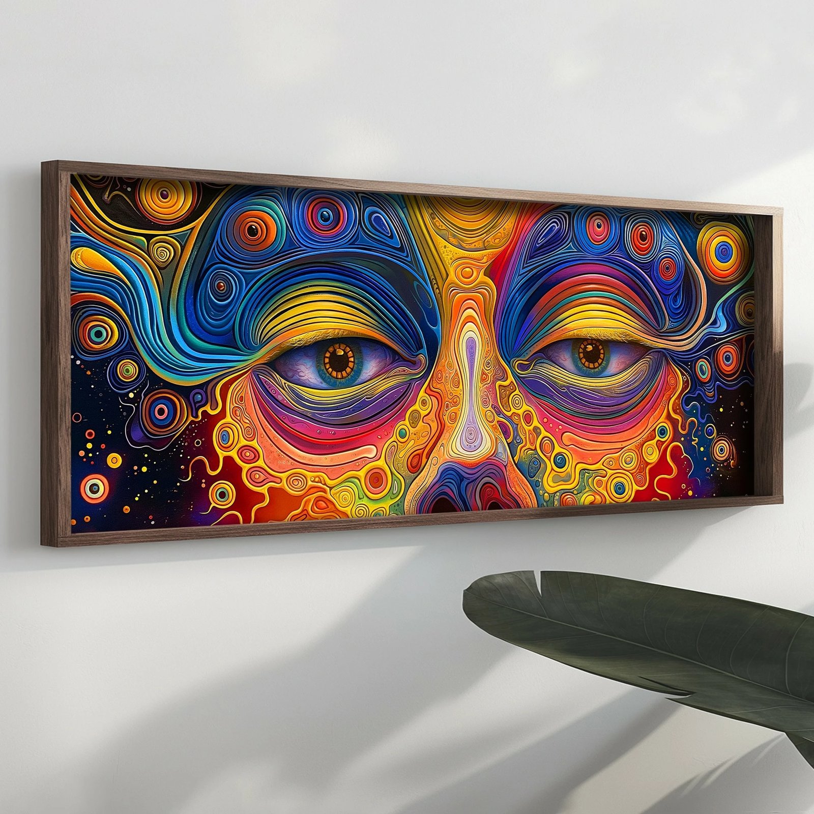 Pikturë dekorative me kornizë MDF, shumëngjyrëshe, Wallity, EMR050