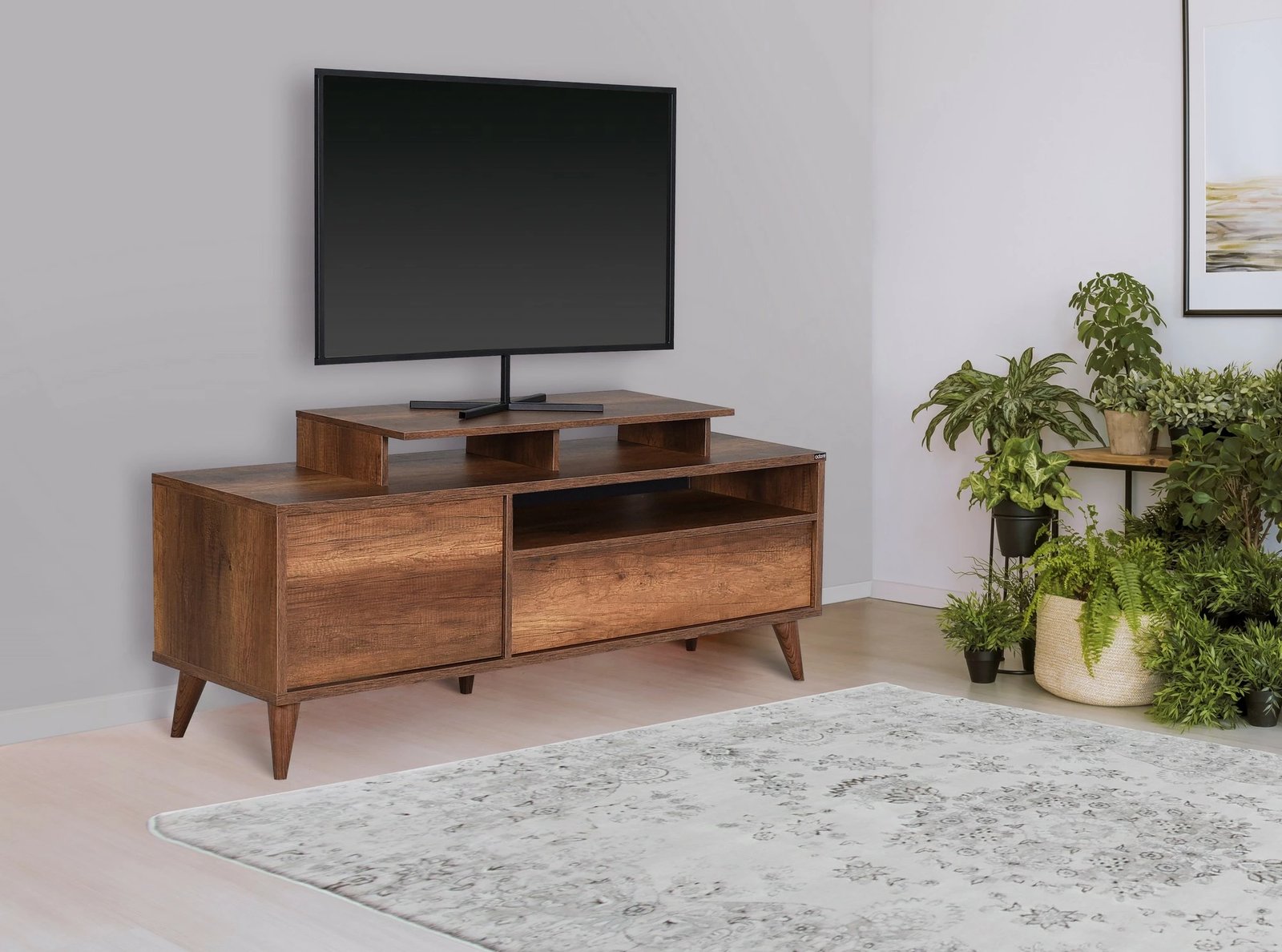 Komodë televizori Hanah Home, Tvr-511-Oo-1, ngjyrë arre