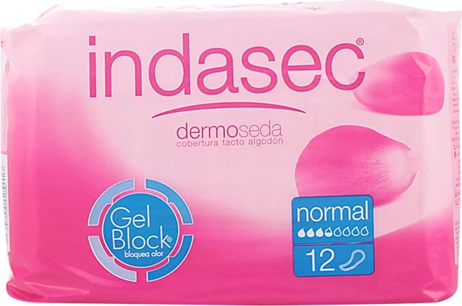 Kompresa për inkontinencë Indasec Normal, 12 copë