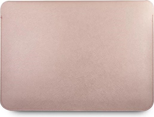 Mbështjellës Guess Saffiano Script për laptop 13", rozë
