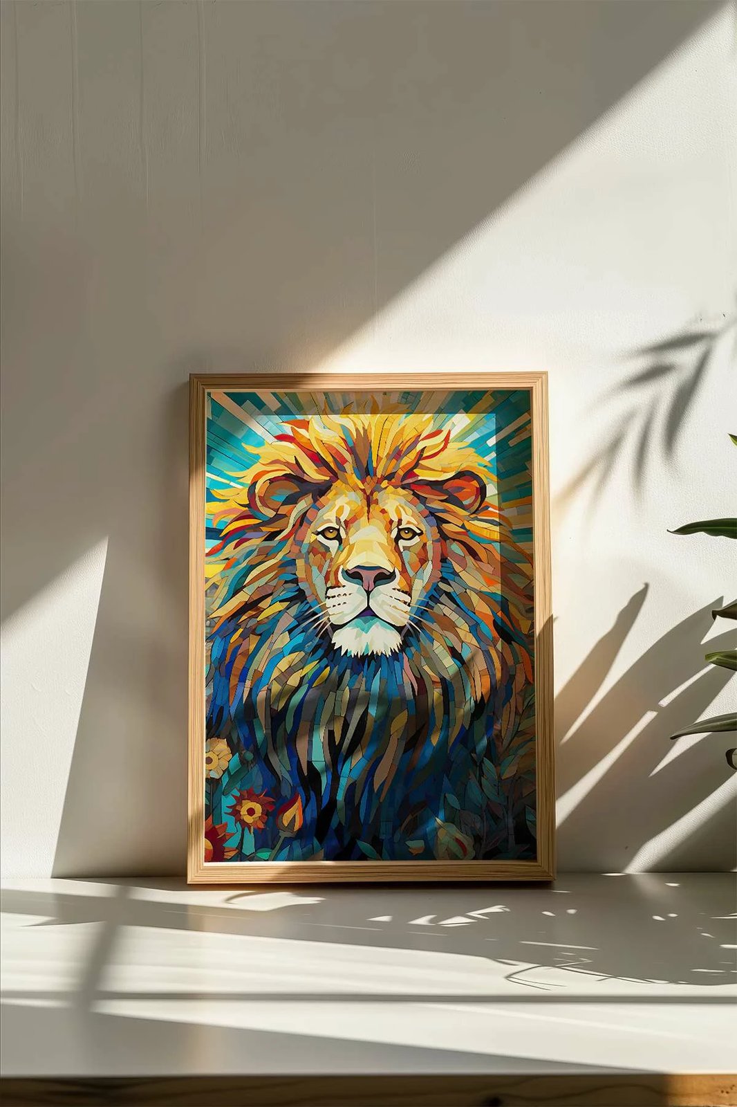 Pikturë dekorative me kornizë, shumëngjyrëshe, Wallity, Mscartmdl35