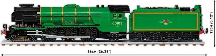 Set ndërtimi Cobi Flying Scotsman, 2677 pjesë, jeshile