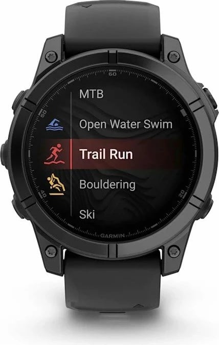 Orë sportive Garmin unisex, e zezë