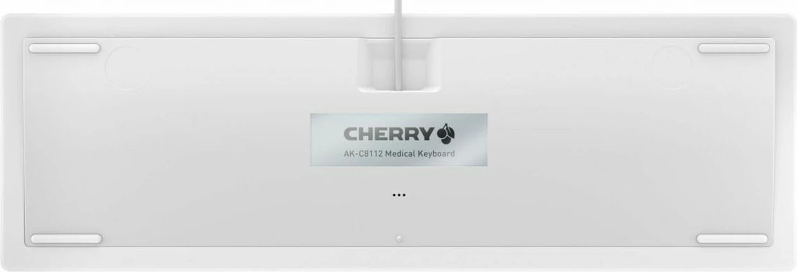 Tastierë mjekësore Cherry AK-C8112, Full-size, Wired, USB, IP68, Bardhë