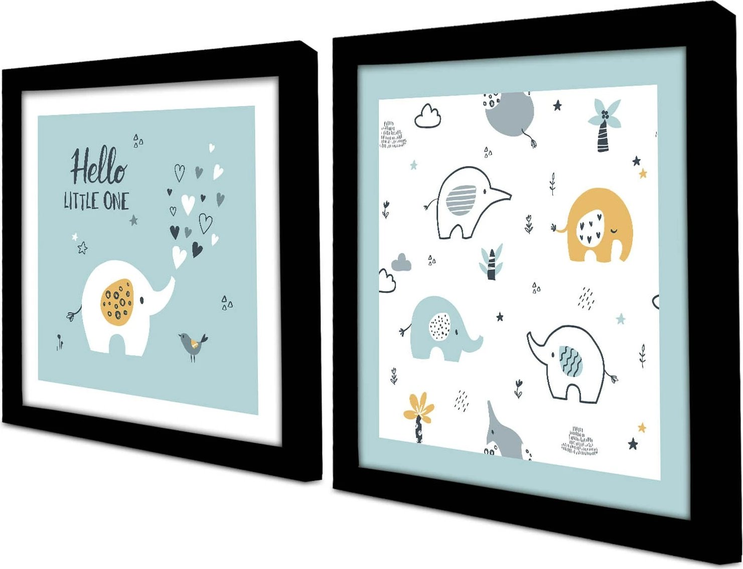 Pikturë dekorative me kornizë MDF (2 copë), Wallity, 2P3333SCT-007