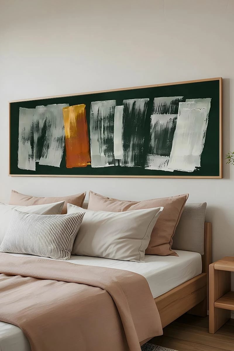 Pikturë dekorative me kornizë, Wallity, Artsmdfyty16-3370, shumëngjyrëshe, 33x70cm