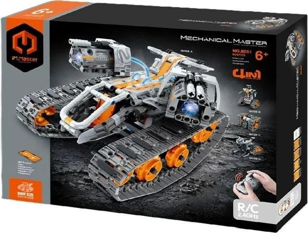 Set blloqesh ndërtimi IM.Master RC 4in1, 604 pjesë, me telekomandë