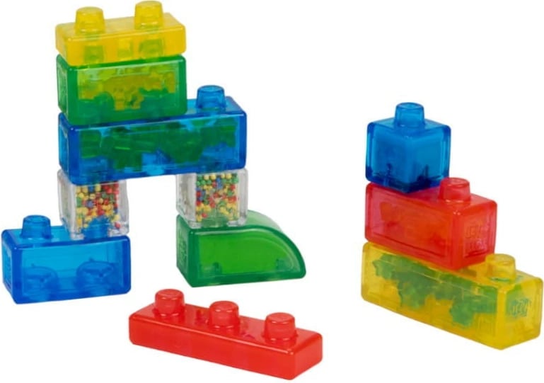 Set blloqesh të buta ndërtimi Goliath Jelly Blox Newbie Kit, 11 pjesë, shumëngjyrëshe