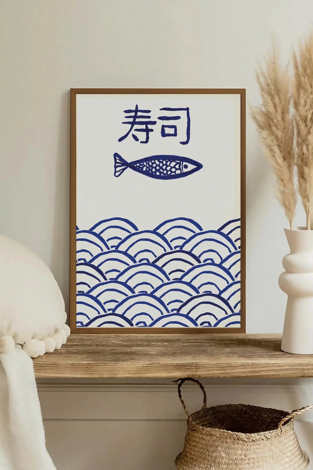 Pikturë dekorative me kornizë, Wallity, Lmnmdlkahve4