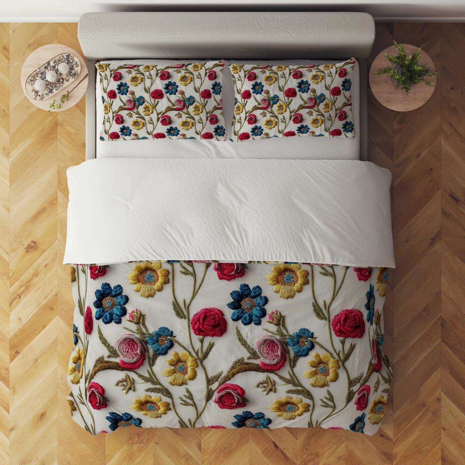 Set mbulesë për jorgan, një person, L'essentiel, FLW_DVT25-17