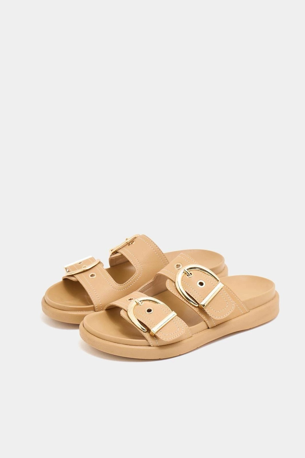 Pantofla për gra, ngjyrë mink, Jumeon MK1340125YR20-002