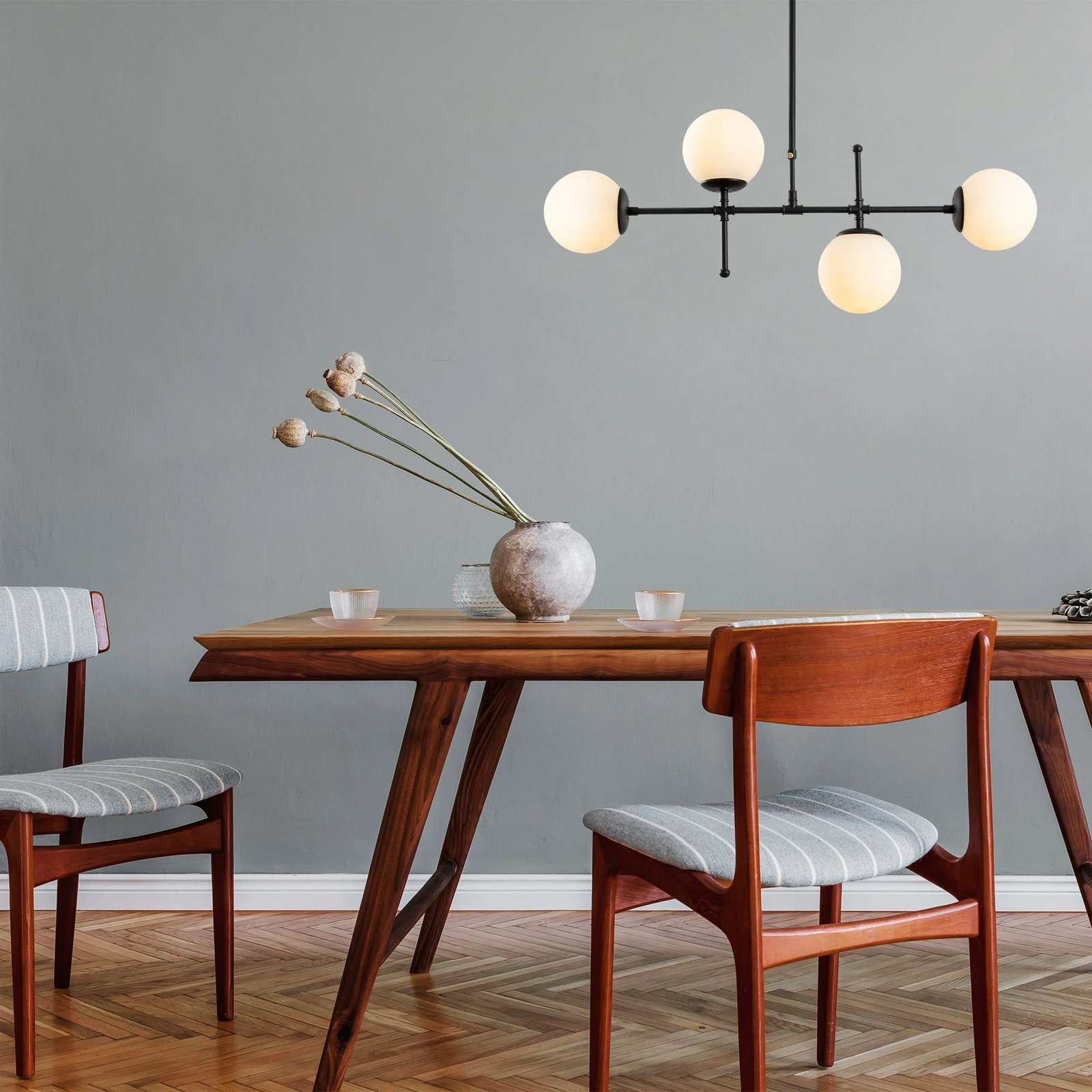 Llambë tavani Opviq Mudoni-MR-951-3, ngjyrë e zezë