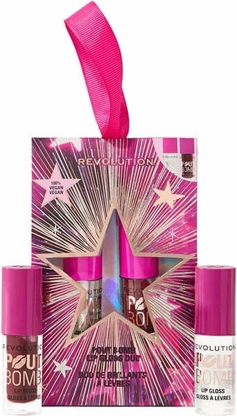 Revolution Pout Bomb Lip Gloss Duo - Gift Set