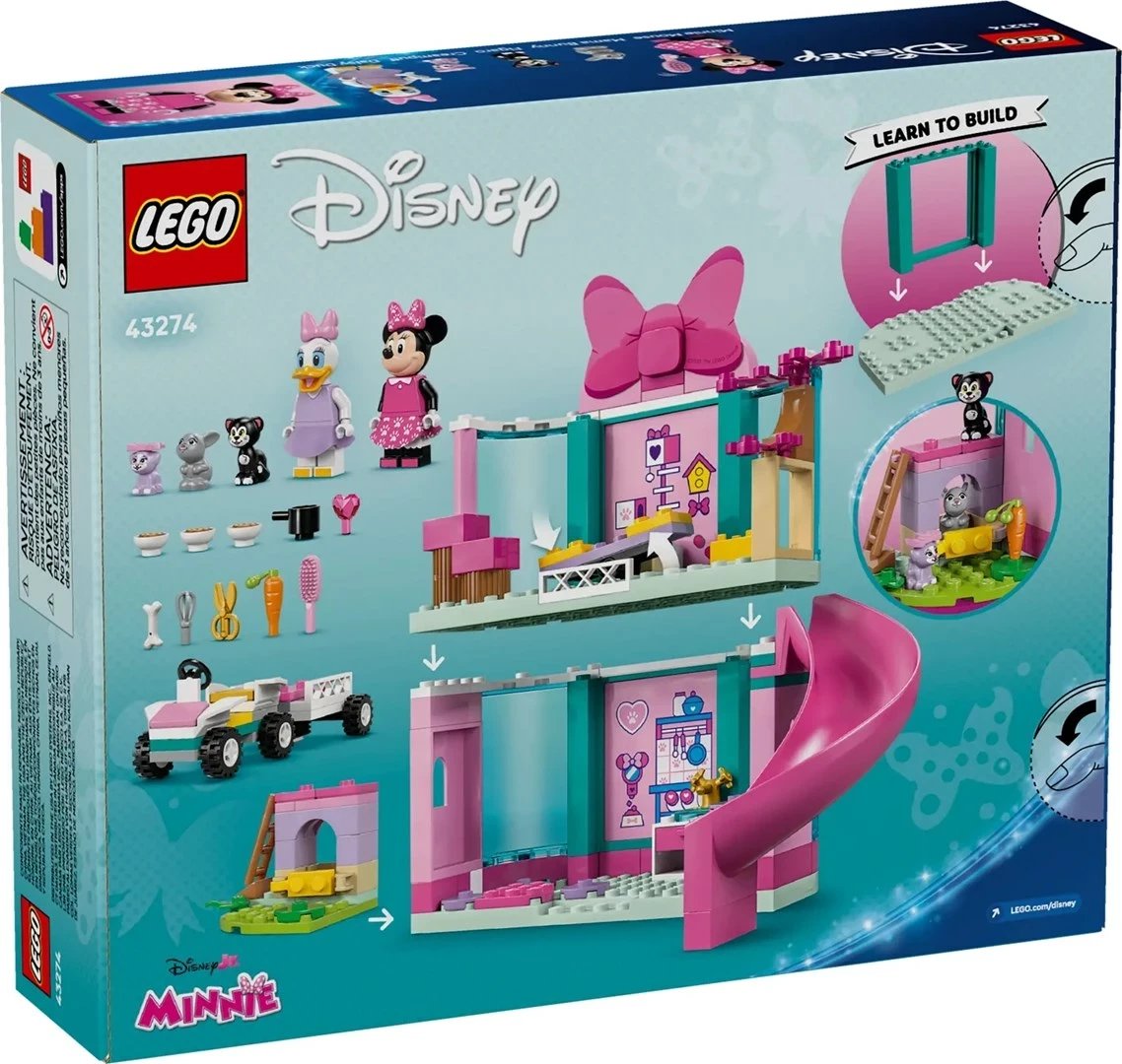 Set lodrash LEGO Disney 43274 Minnie's Pet Hotel, 161 pjesë