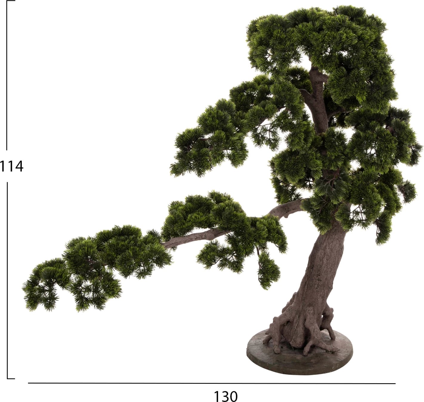 Bimë sintetike dekorative në vazo, FH7976, (Bonsai), 55x130x114H cm