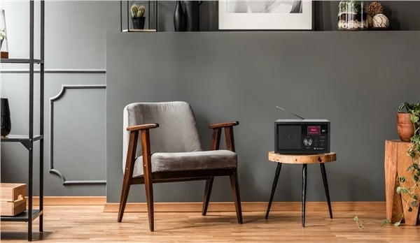 Radio Digjitale me Bluetooth, FM/DAB+ dhe Alarm GOGEN GOGDAB620BTCB (Zezë)